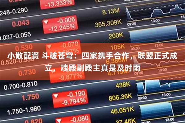 小散配资 斗破苍穹：四家携手合作，联盟正式成立，魂殿副殿主真是及时雨